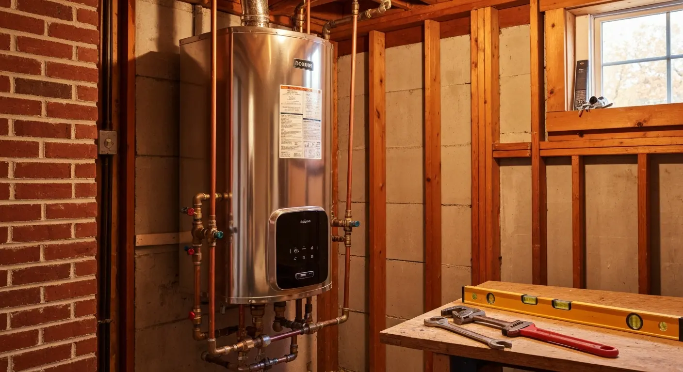 Water heater installation