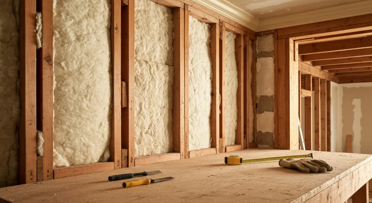 Wall cavity insulation in renovation