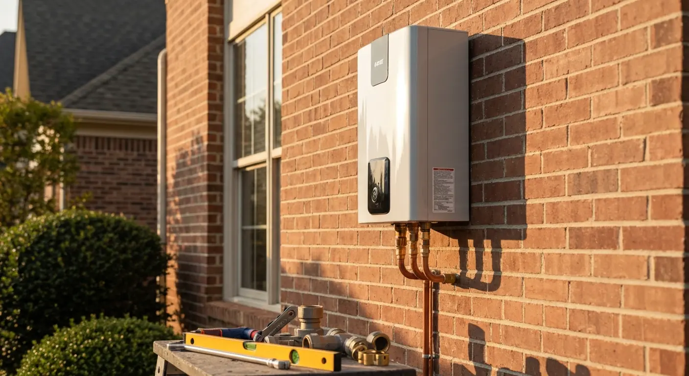 Tankless water heater installation in Duluth GA