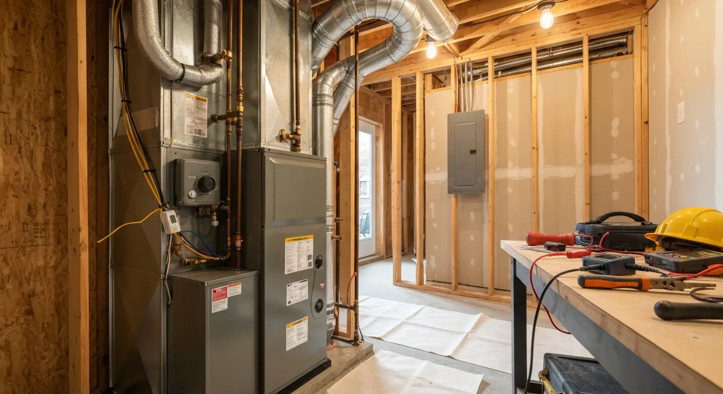 Heating system installation