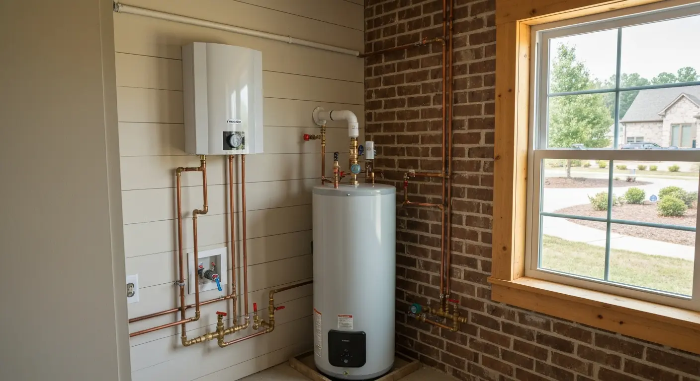 Water heater unit in home