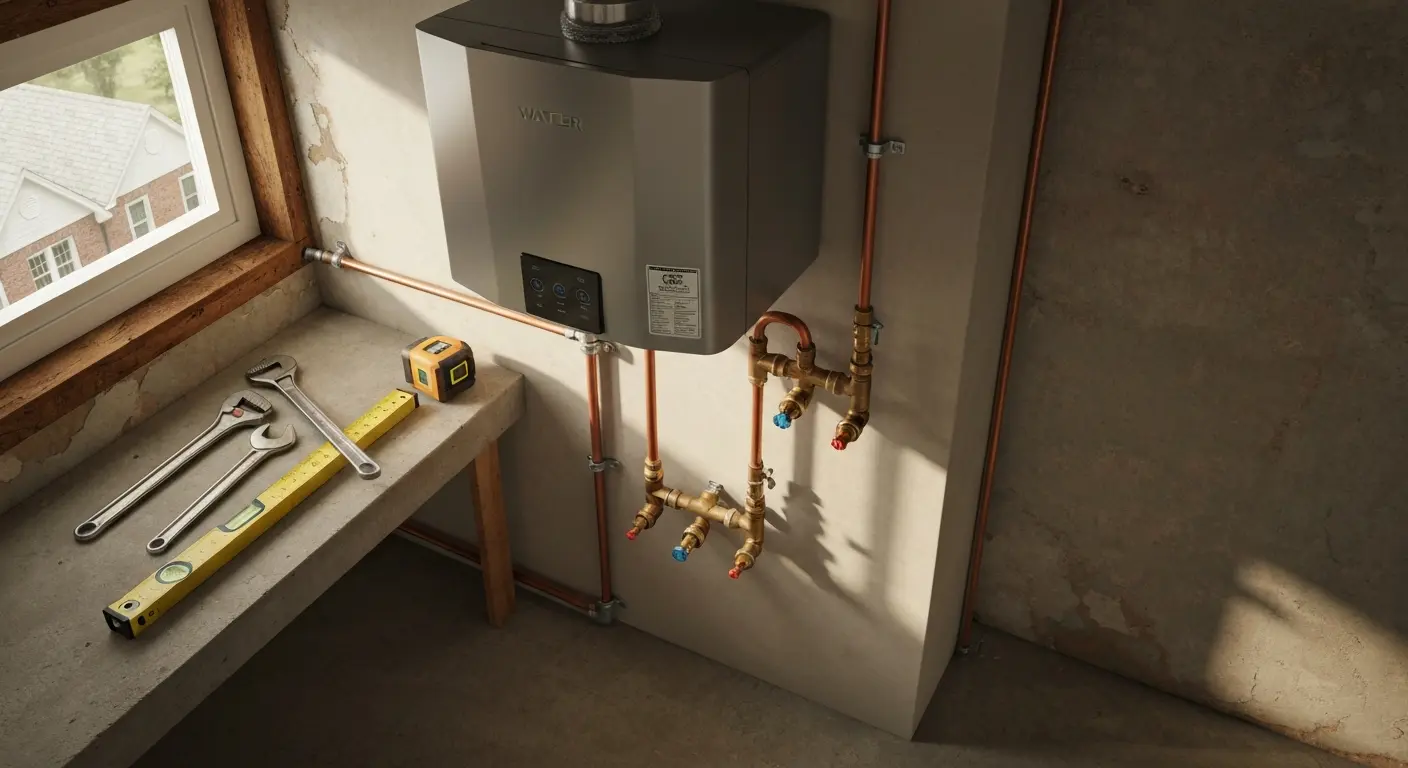 Water heater installation