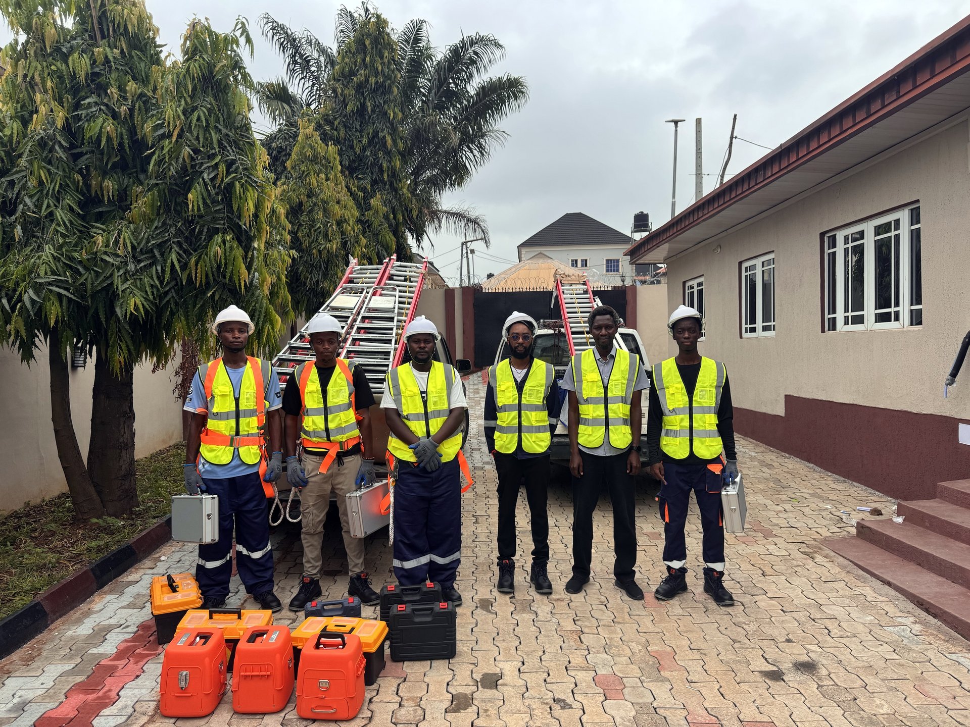 TEPA Engineering Nigeria field team