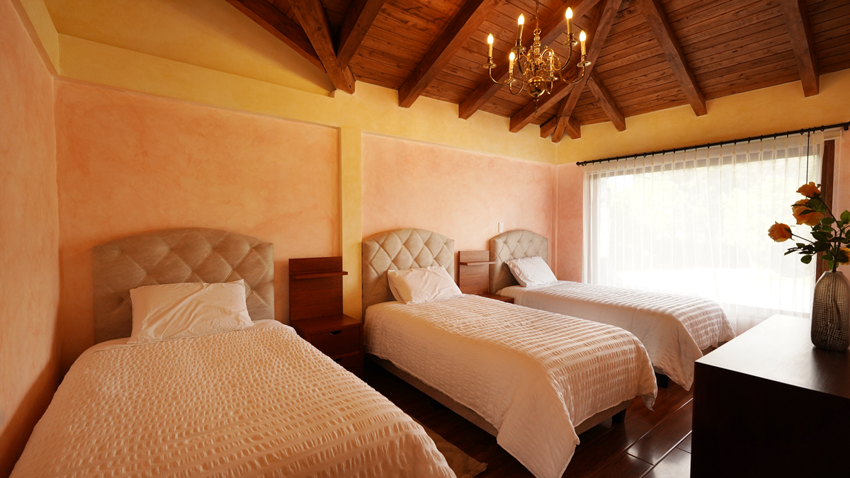 Cabaña Esmeralda habitación triple
