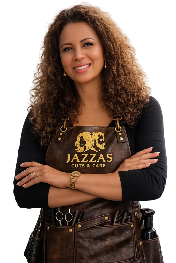 Denise, kleurspecialist en haarspecialist bij Jazzas Cuts and Care in Rotterdam-Zuid