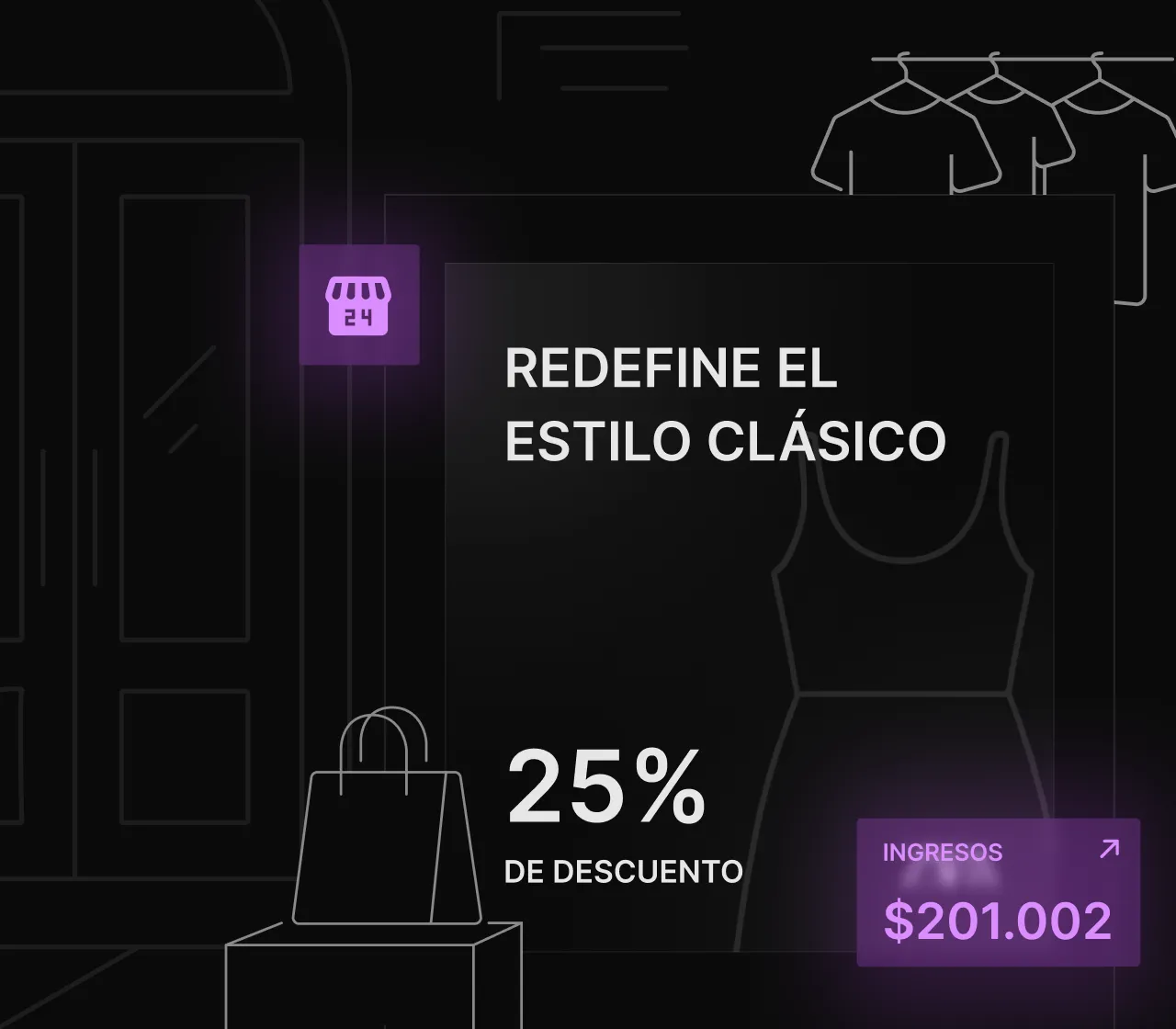 Digital advertising in physical store
