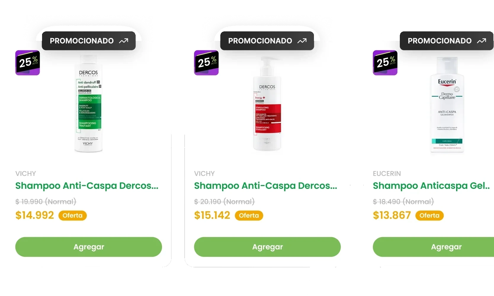 Sponsored Products ads on the retailer's site, served by the AndesML commerce media platform