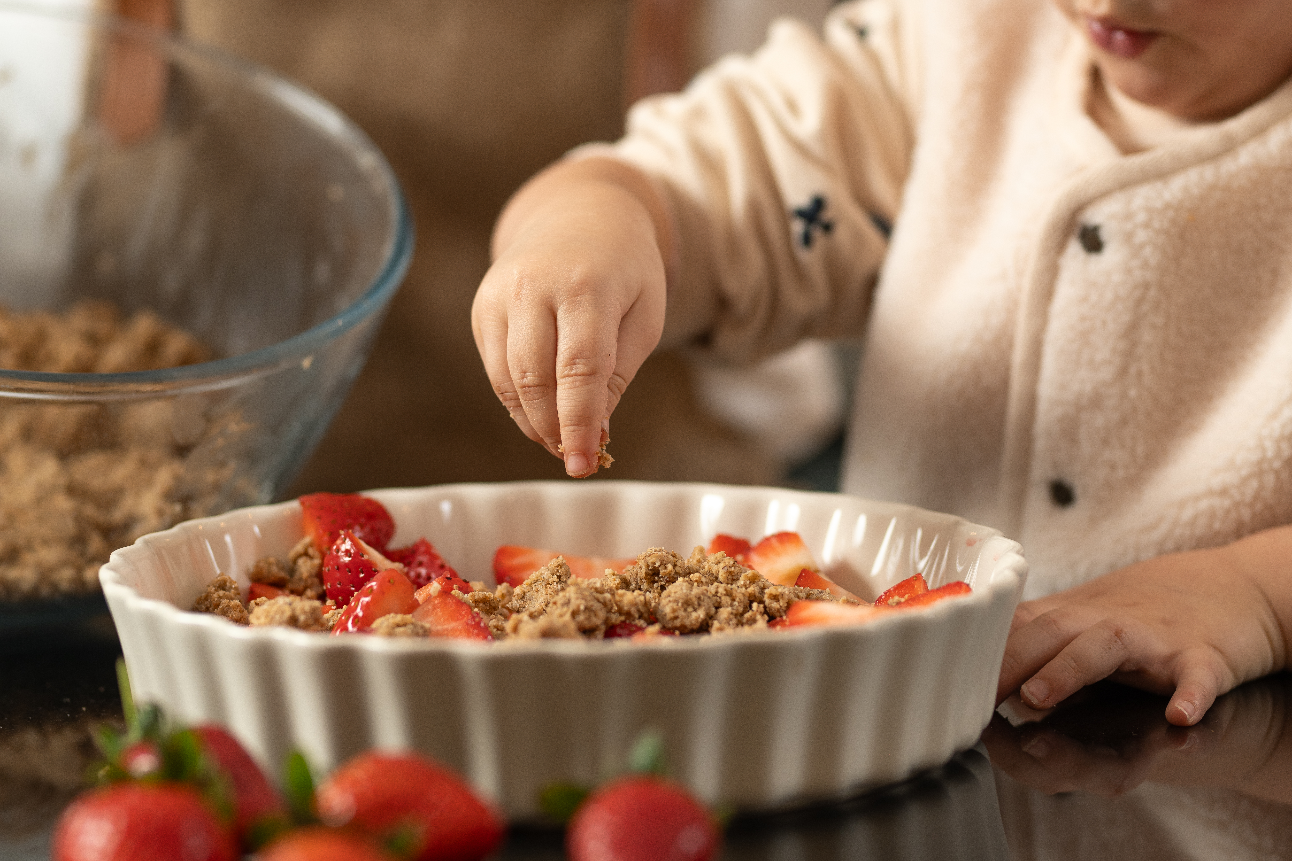 Enfant en cuisine