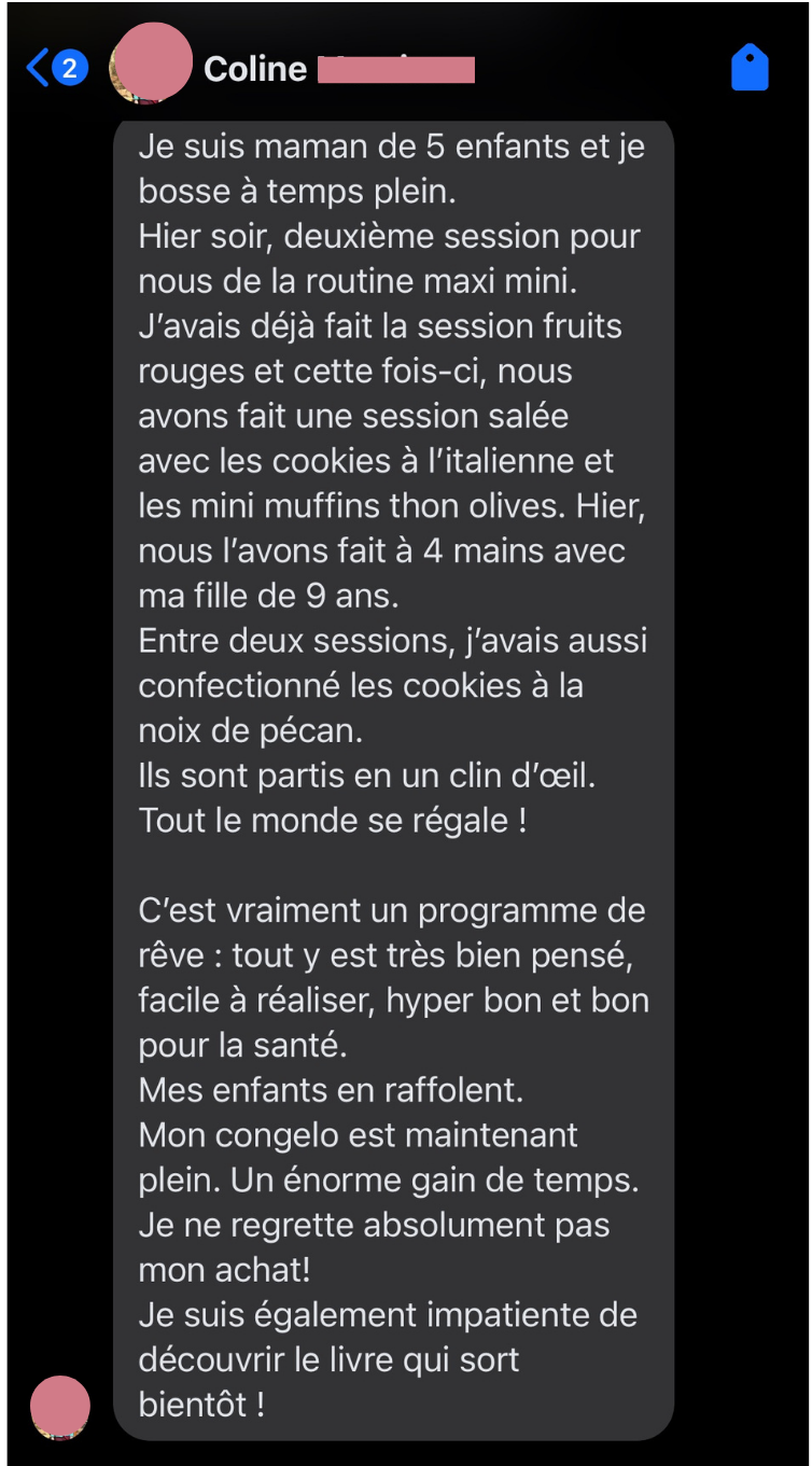 Témoignage Coline