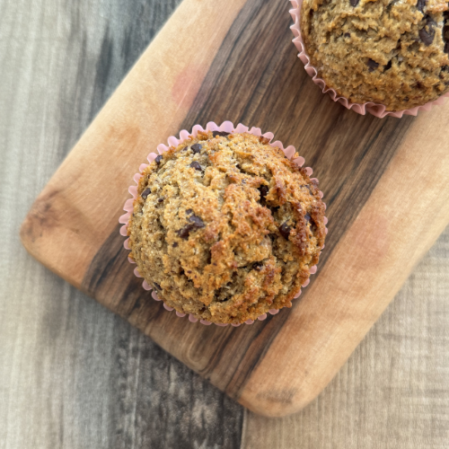 Muffins vanille éclats de chocolat
