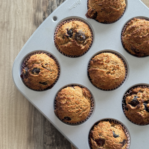 Muffins à la myrtille