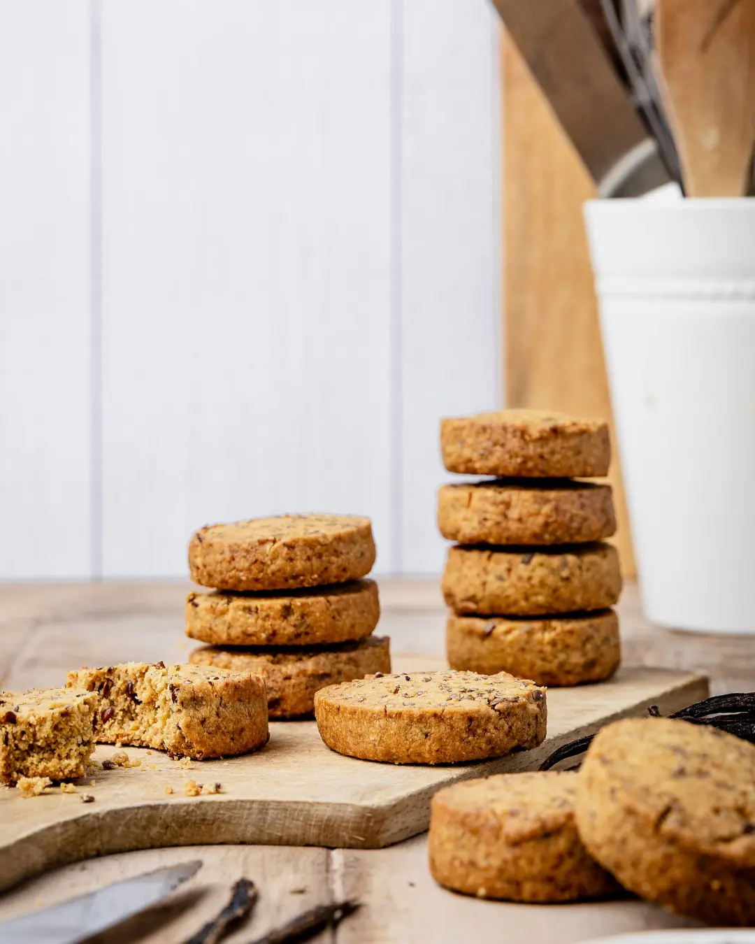 Biscuits vanille peu sucrés
