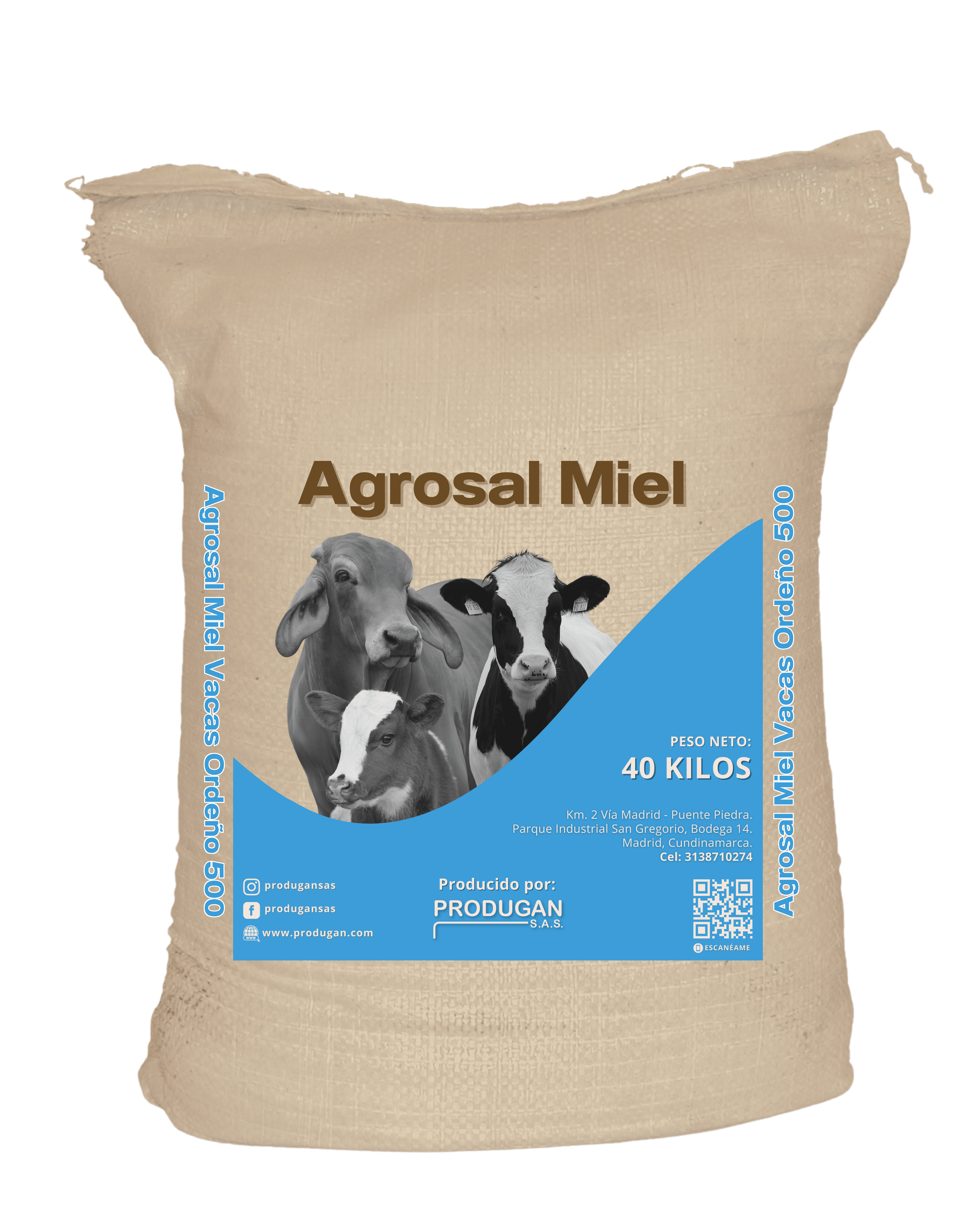 Agrosal Miel Vacas Ordeño 500