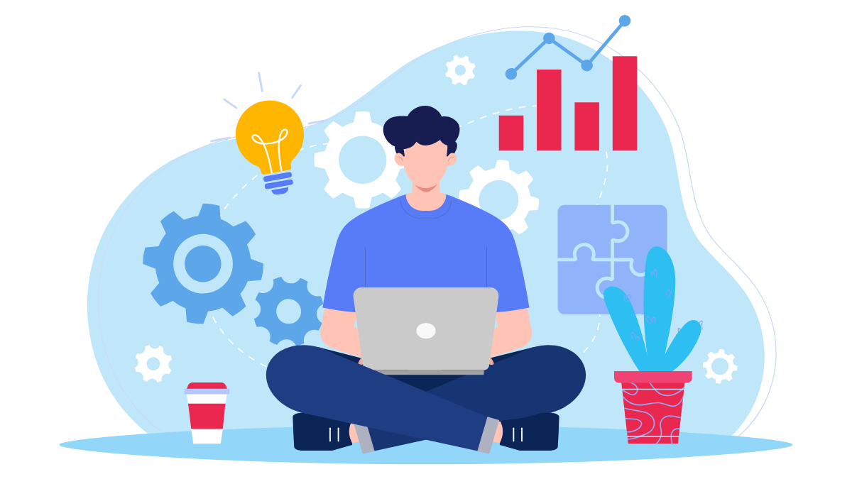 Illustration representing flexible home loan solutions for self-employed borrowers