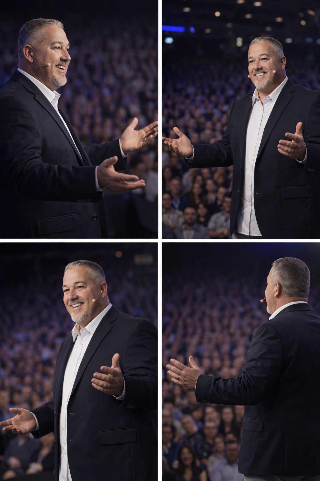 Keith Rainville speaking on stage