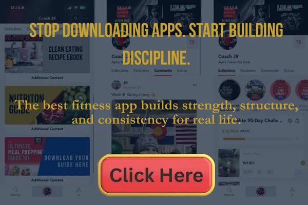 Stop Downloading Apps. Start Building Discipline. Stop Downloading Apps. Start Building Discipline.