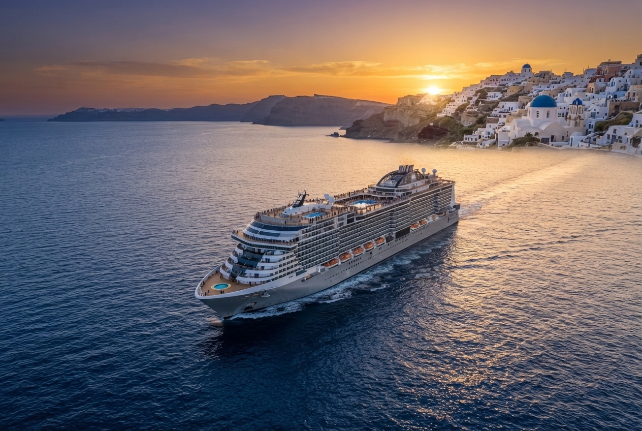 Crucero por el Mediterráneo navegando entre destinos espectaculares