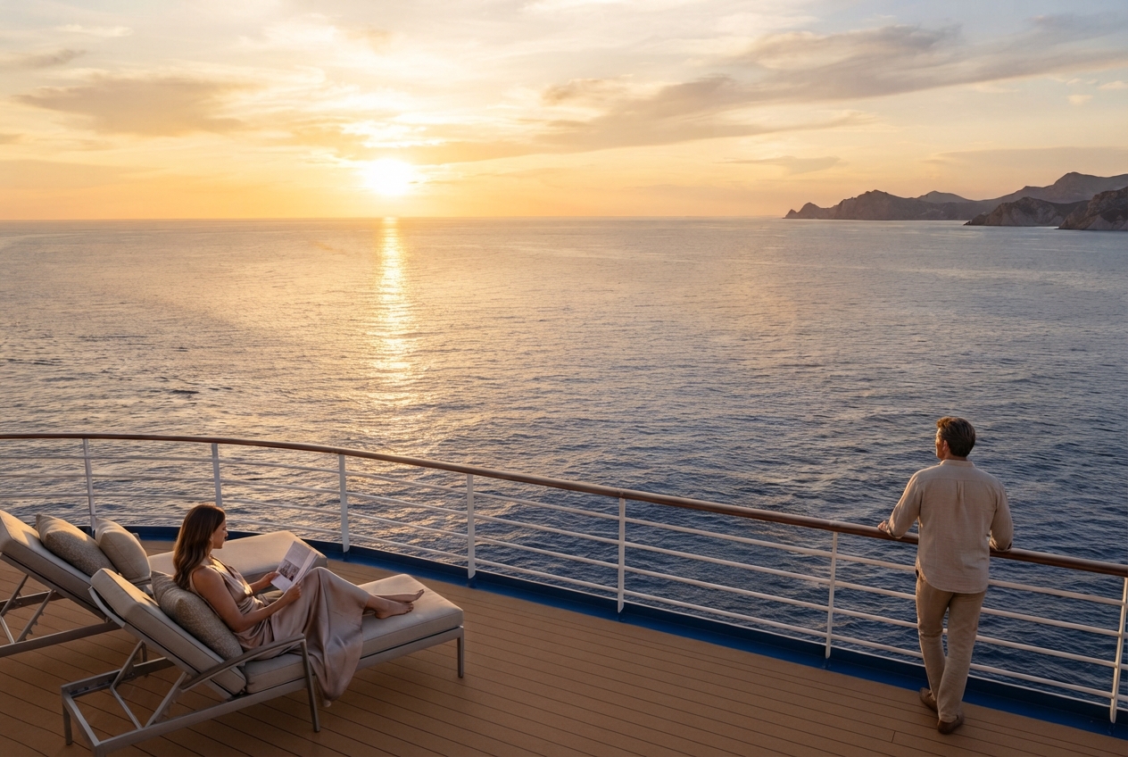 ¿Te imaginas vivir varios meses a bordo de un crucero?