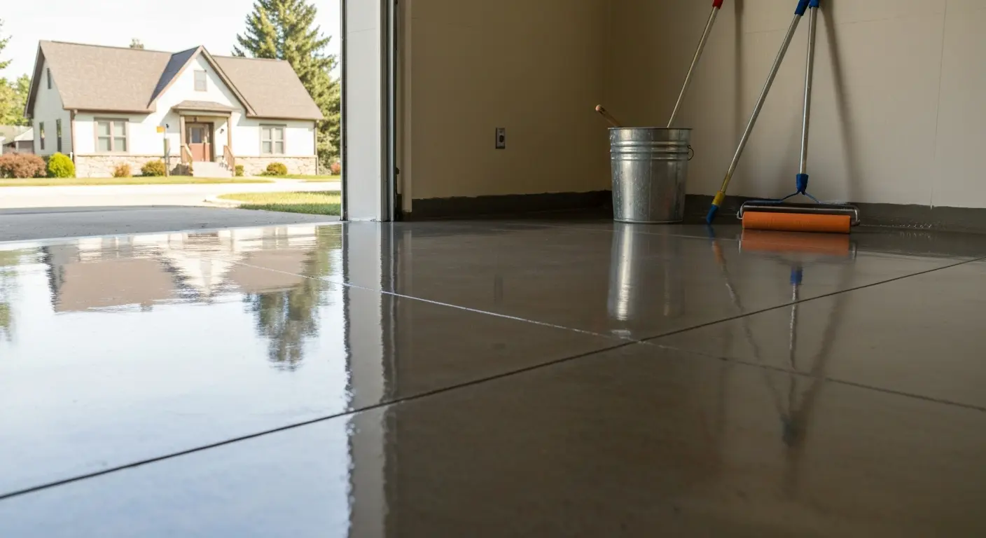 Polyaspartic coating installation