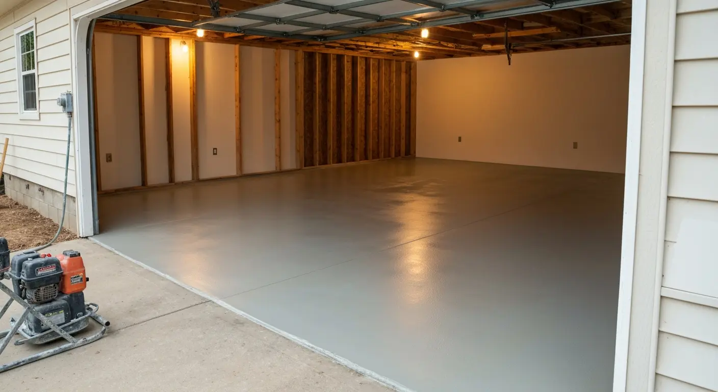 Garage floor installation