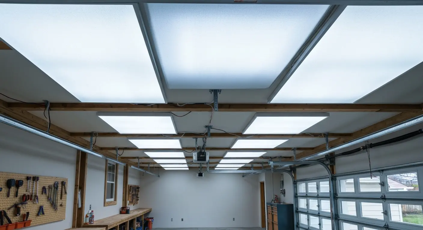 LED garage lighting system