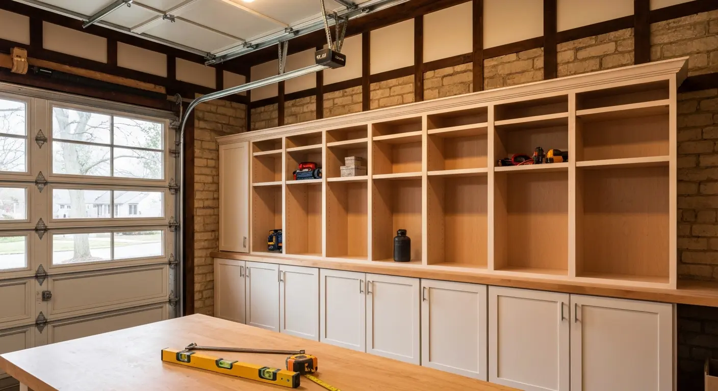 Custom cabinet installation