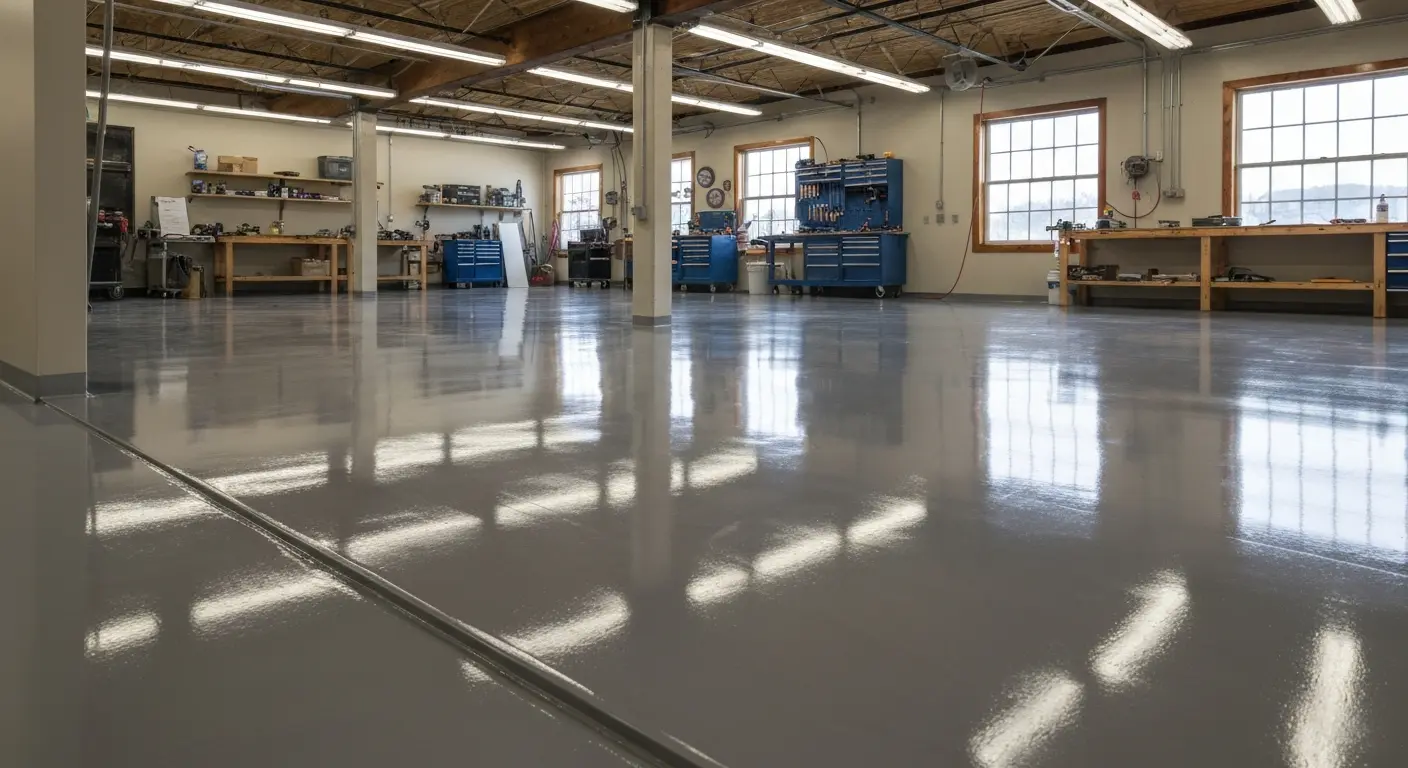 Polyaspartic floor coating