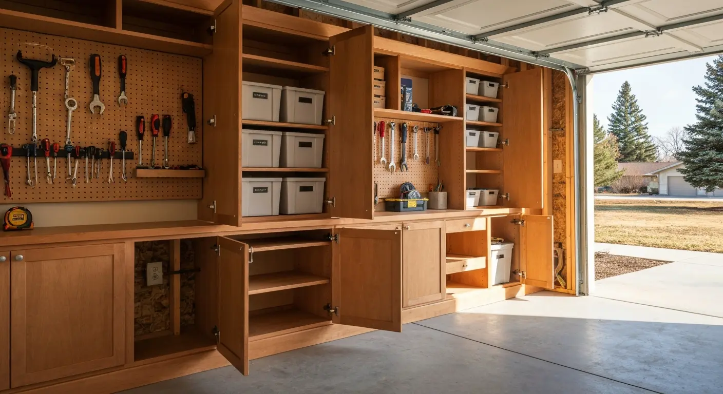 Custom cabinet installation