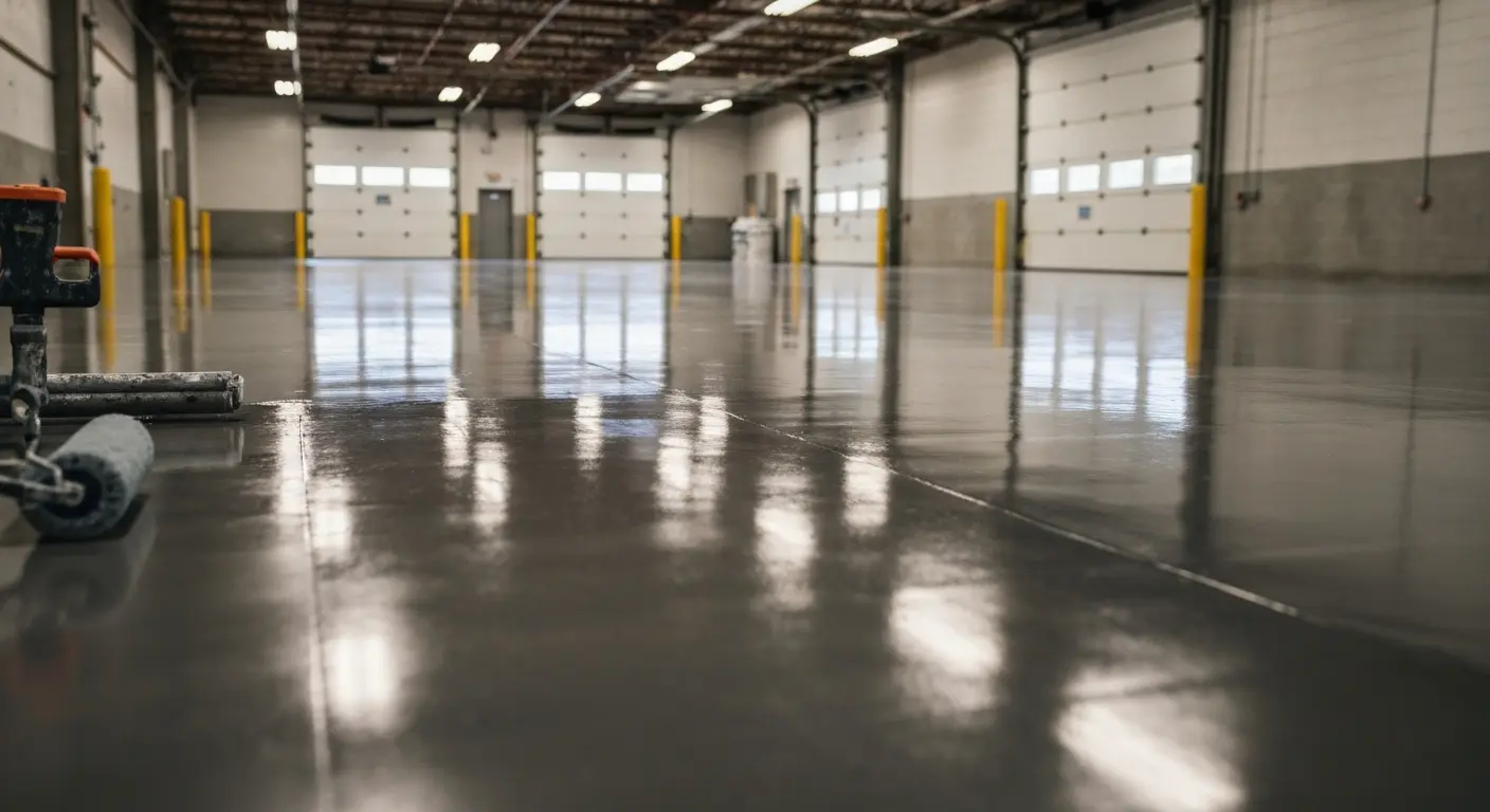 Polyaspartic floor coating