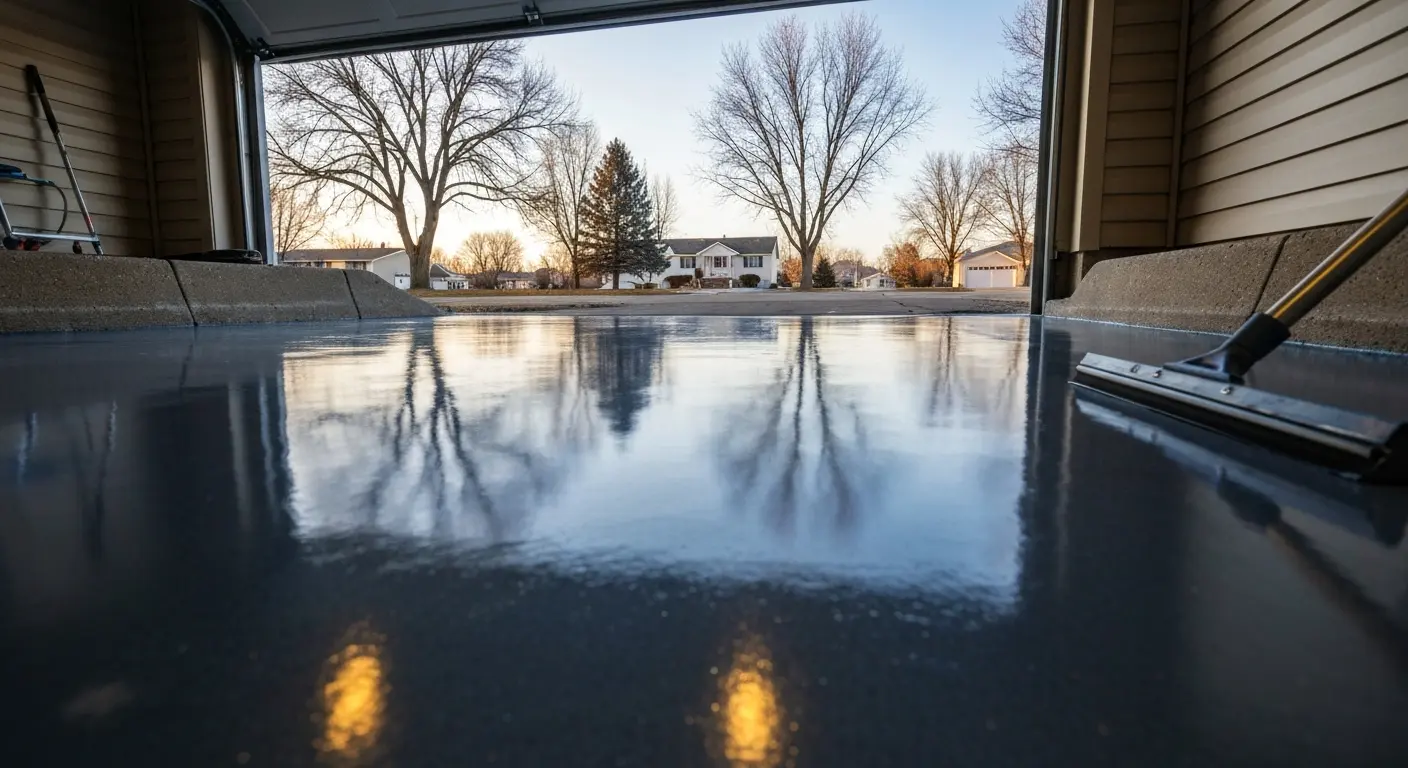 Epoxy garage floor coating