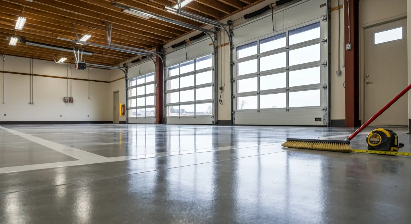 Garage flooring project