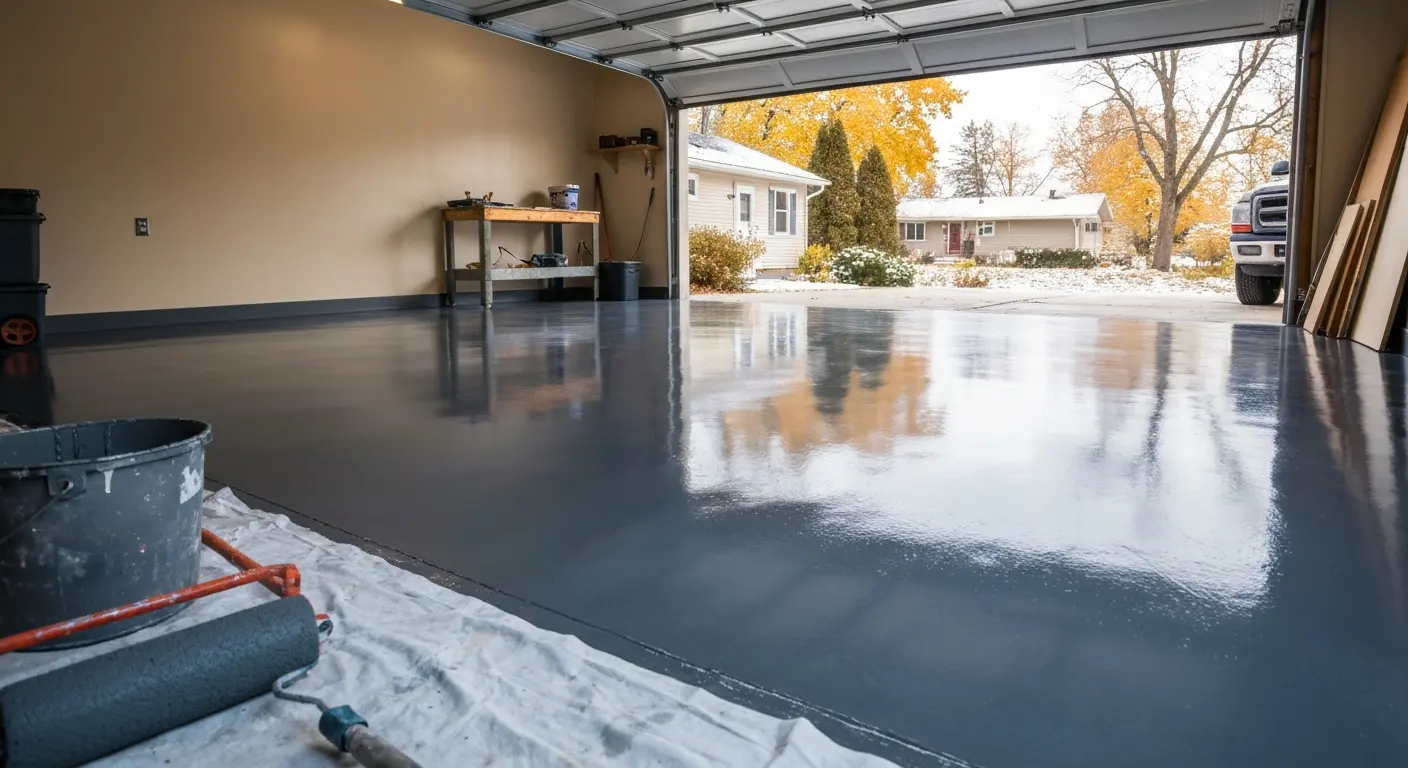 Epoxy flooring project