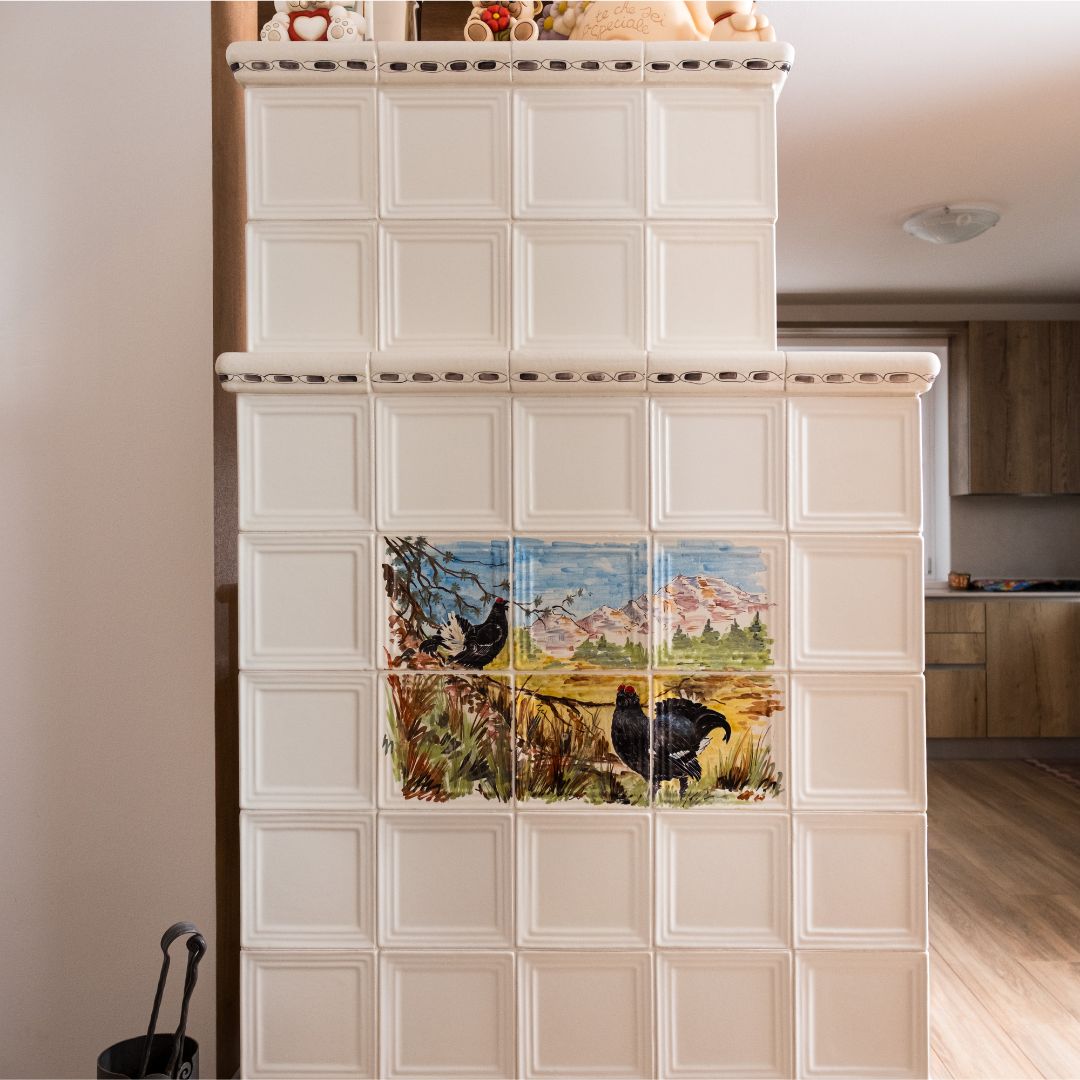 Stufa tirolese Keralpen — installazione residenziale