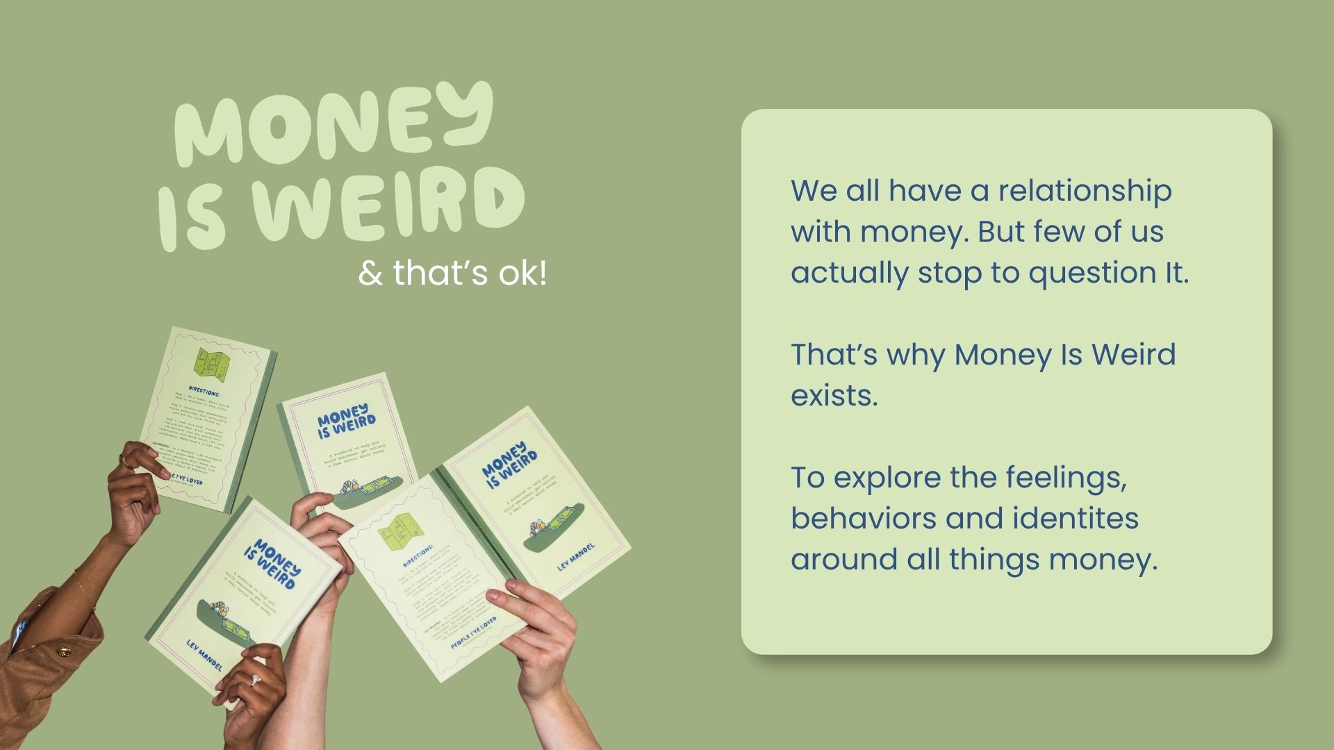 Money is Weird social media collage