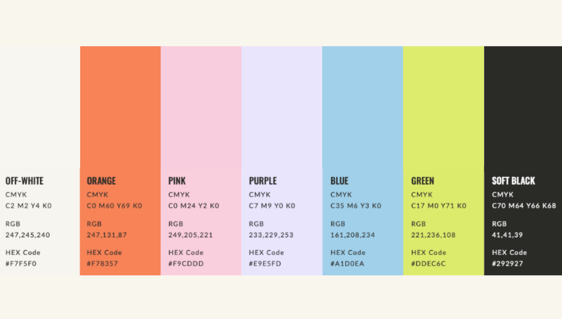 Reborn color palette