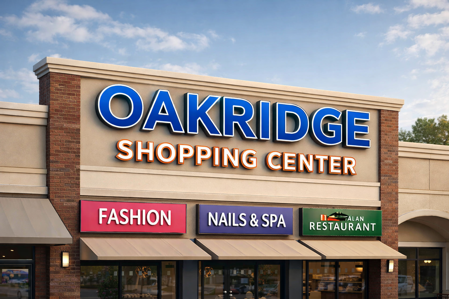 Channel Letter Signs for Shopping Centers Channel Letter Signs for Shopping Centers