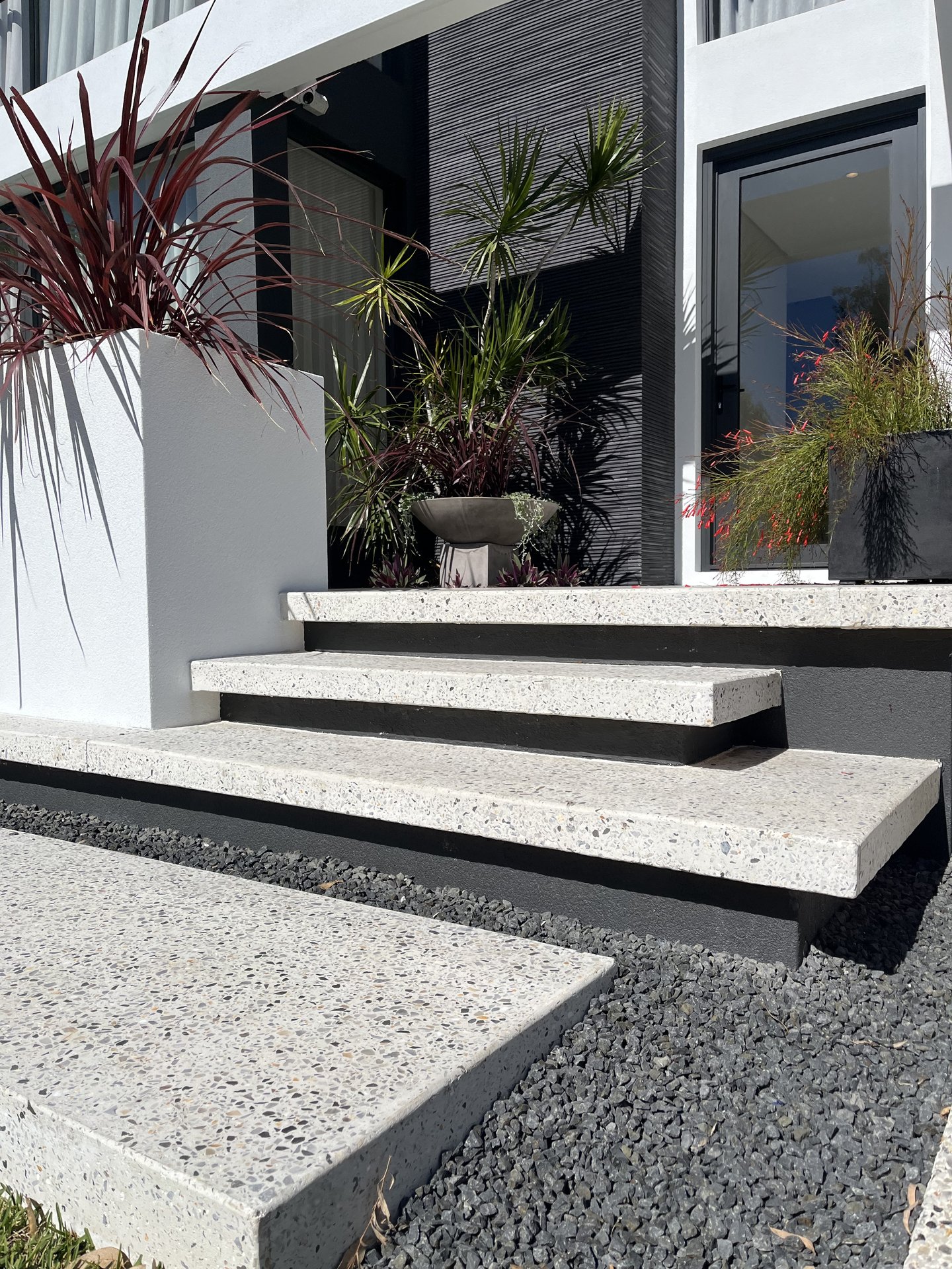 Decorative Concrete Entry and Steps