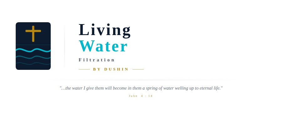 Living Water Filtration by Dushin logo