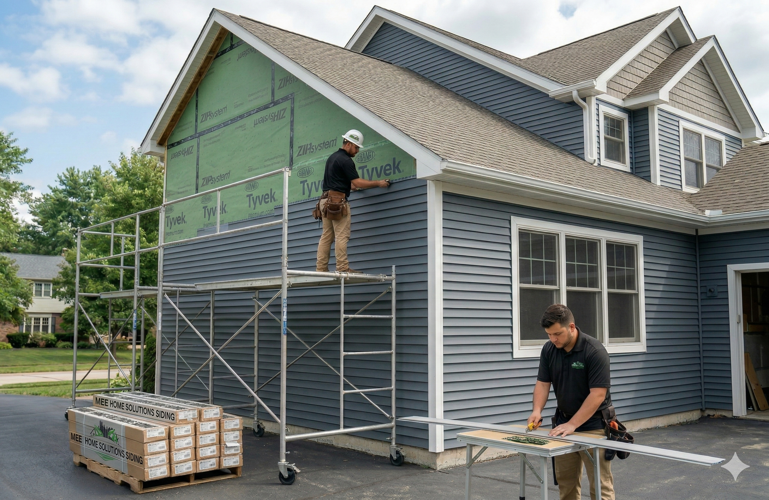 Siding installation and replacement contractor in Moline IL