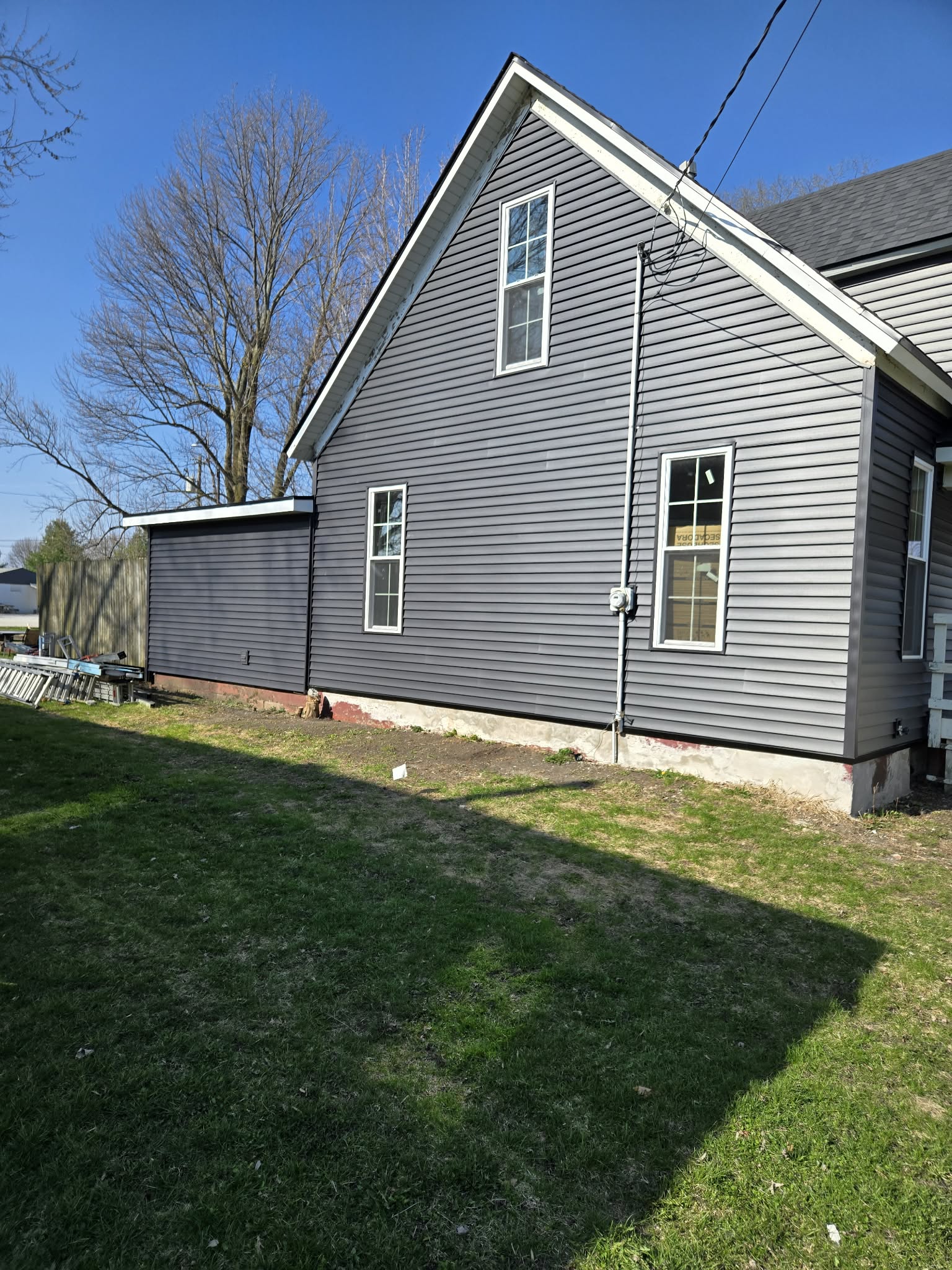Siding installation project by Mee Home Solutions in Moline Illinois
