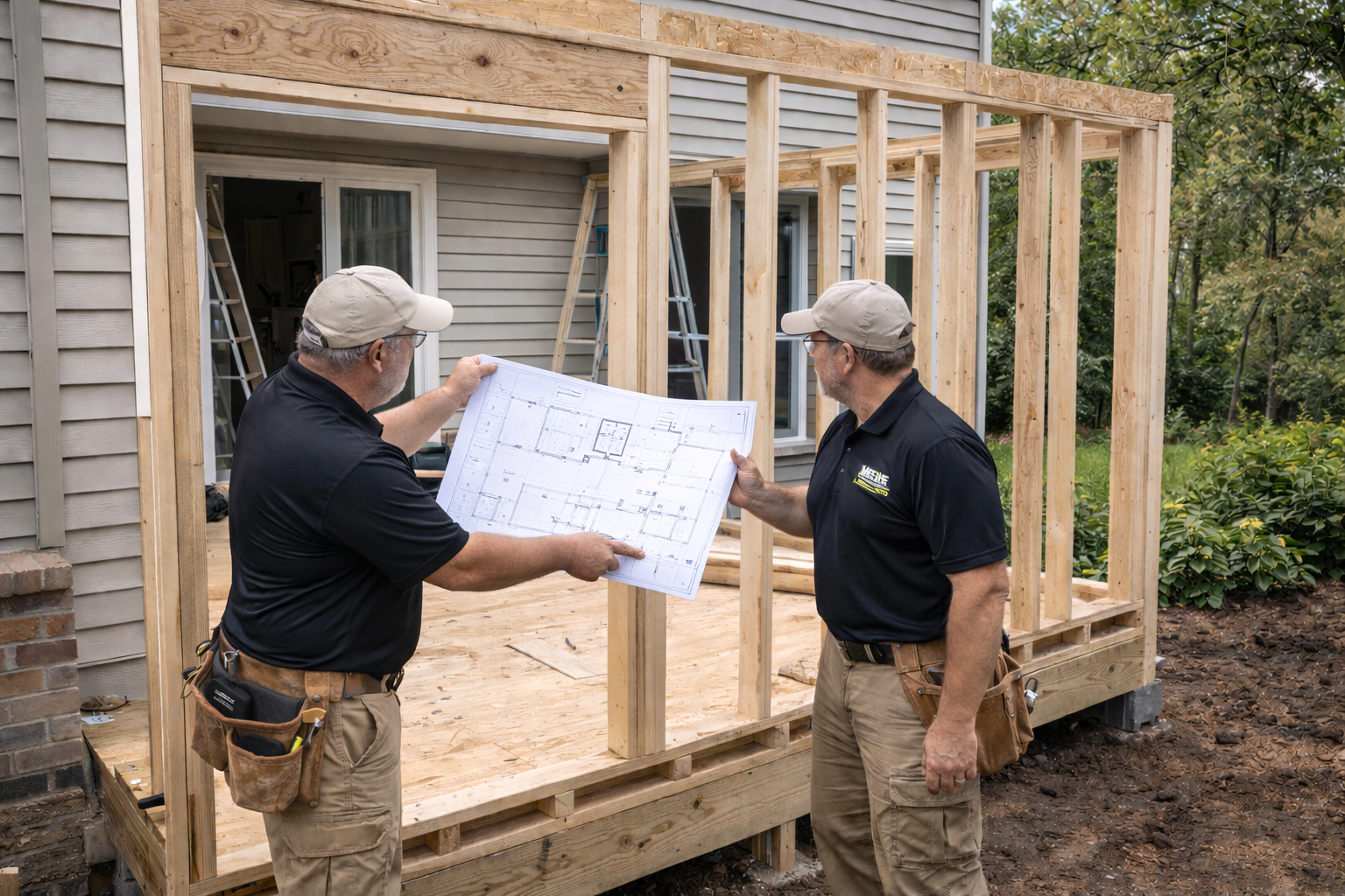 Home additions contractor in Moline IL