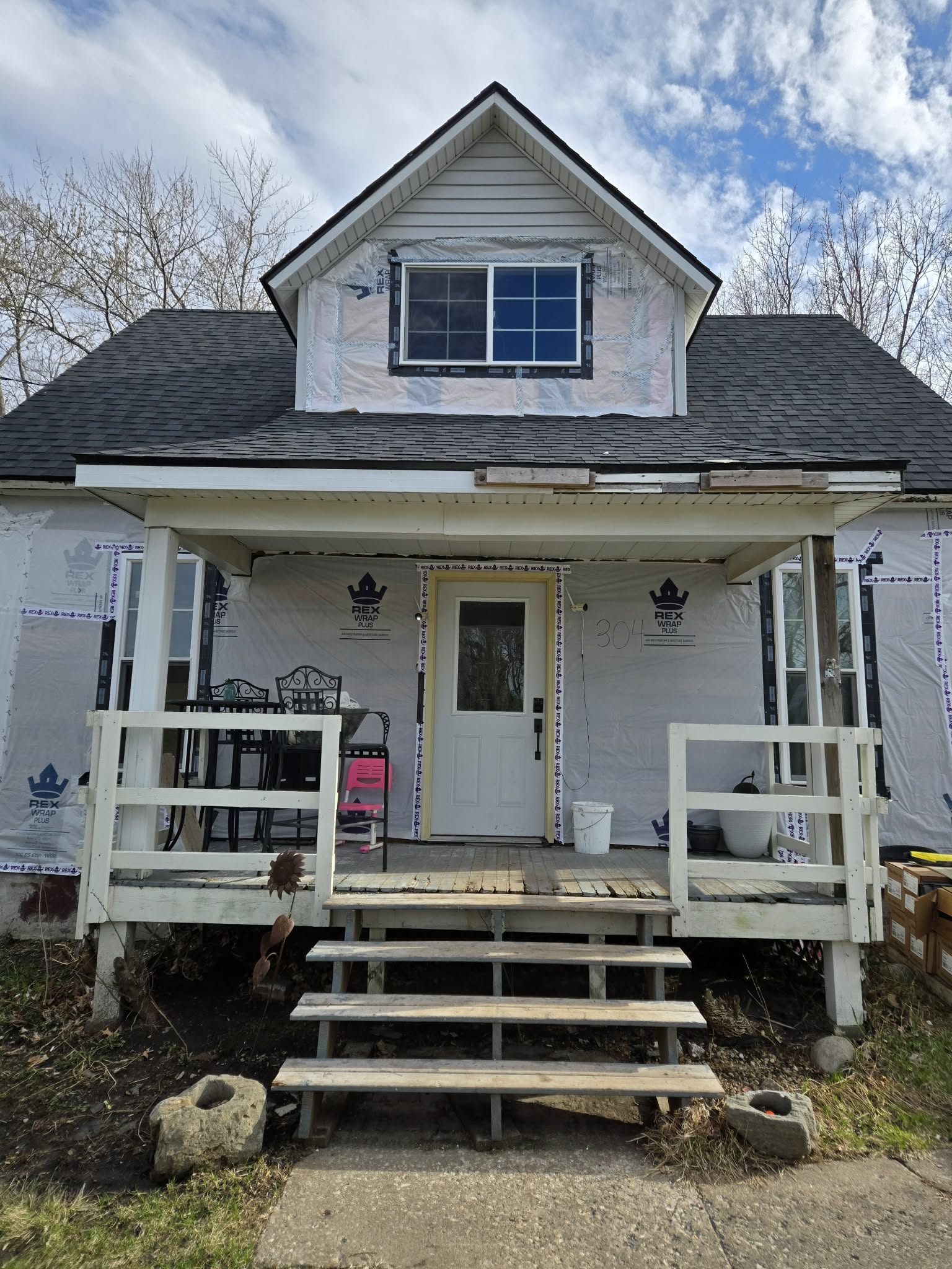 Window and door installation project by Mee Home Solutions in Moline Illinois