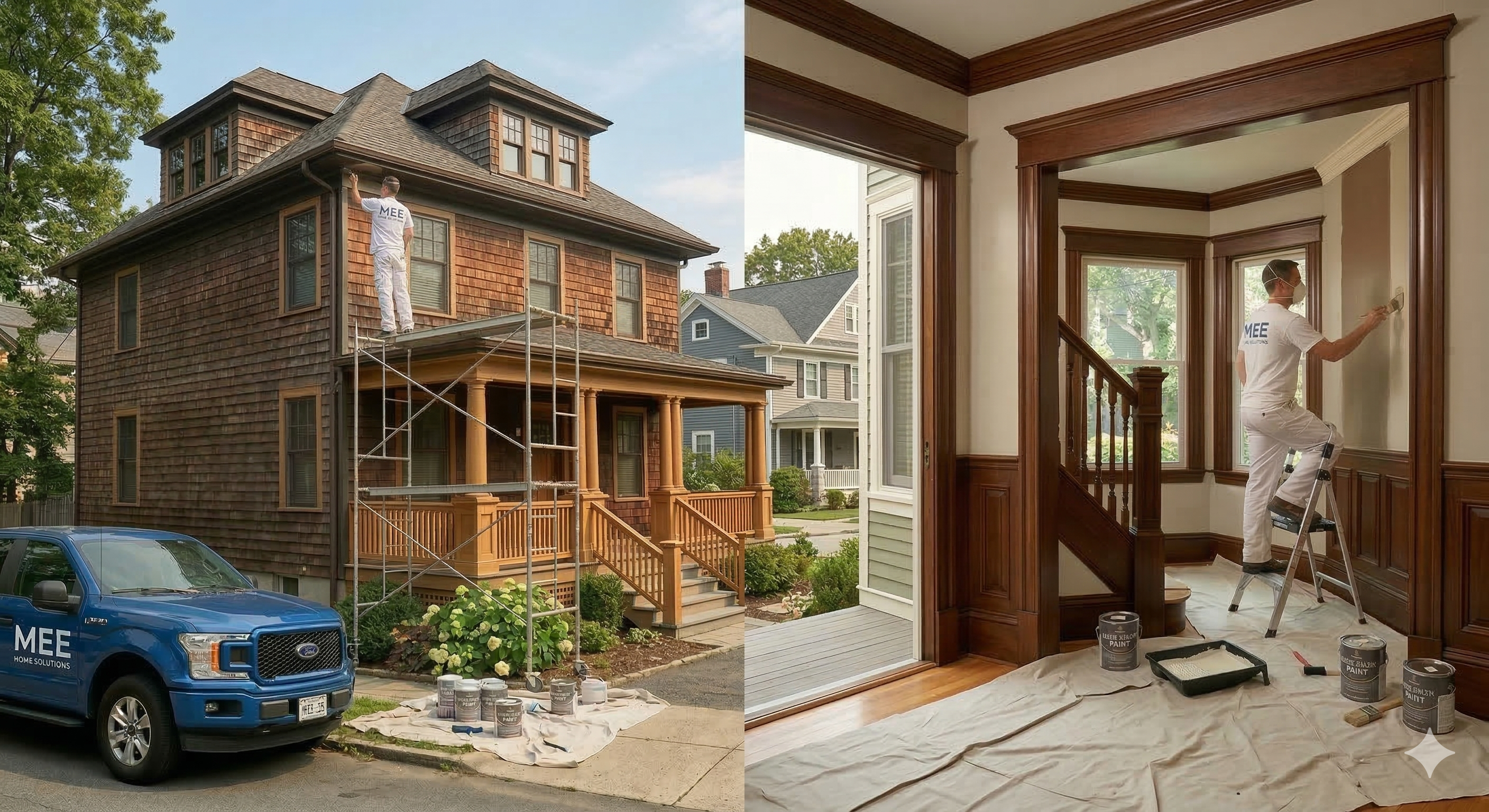 Interior and exterior house painting services in Geneseo Illinois and the Quad Cities