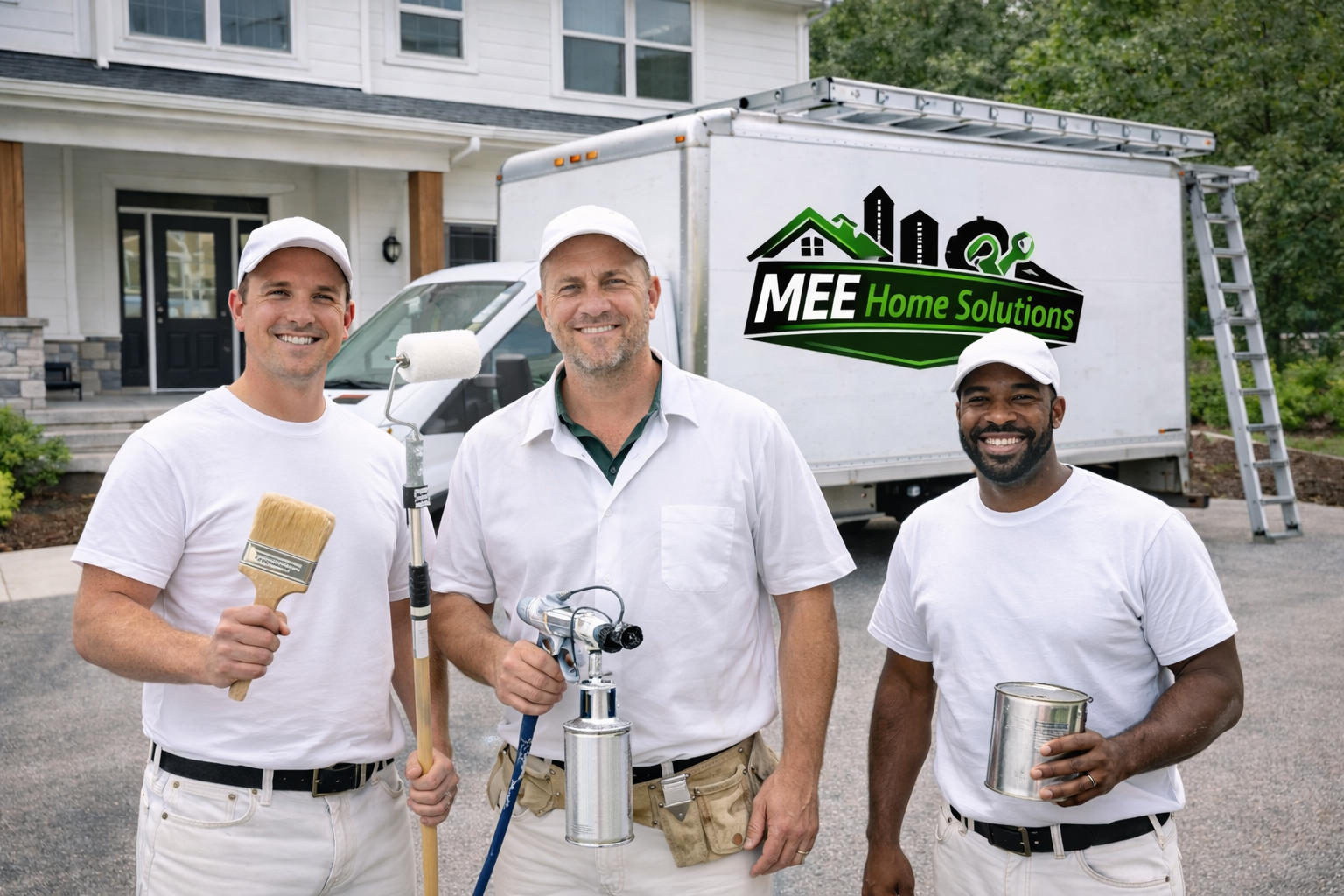 Whole home interior and exterior repainting in Geneseo Illinois