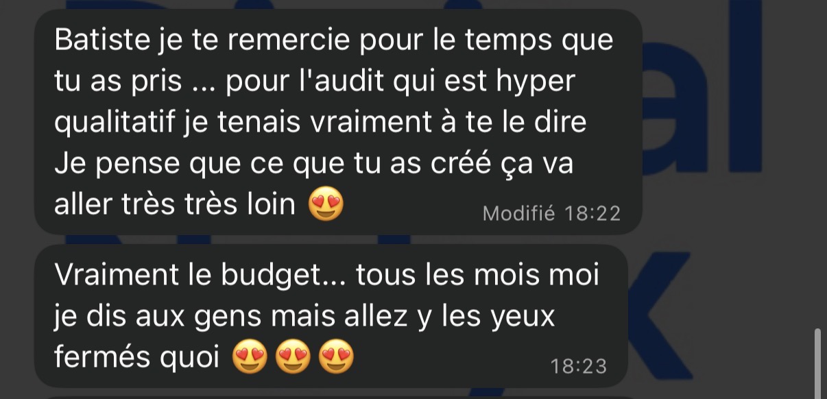 Avis client satisfait Digital Nelyx