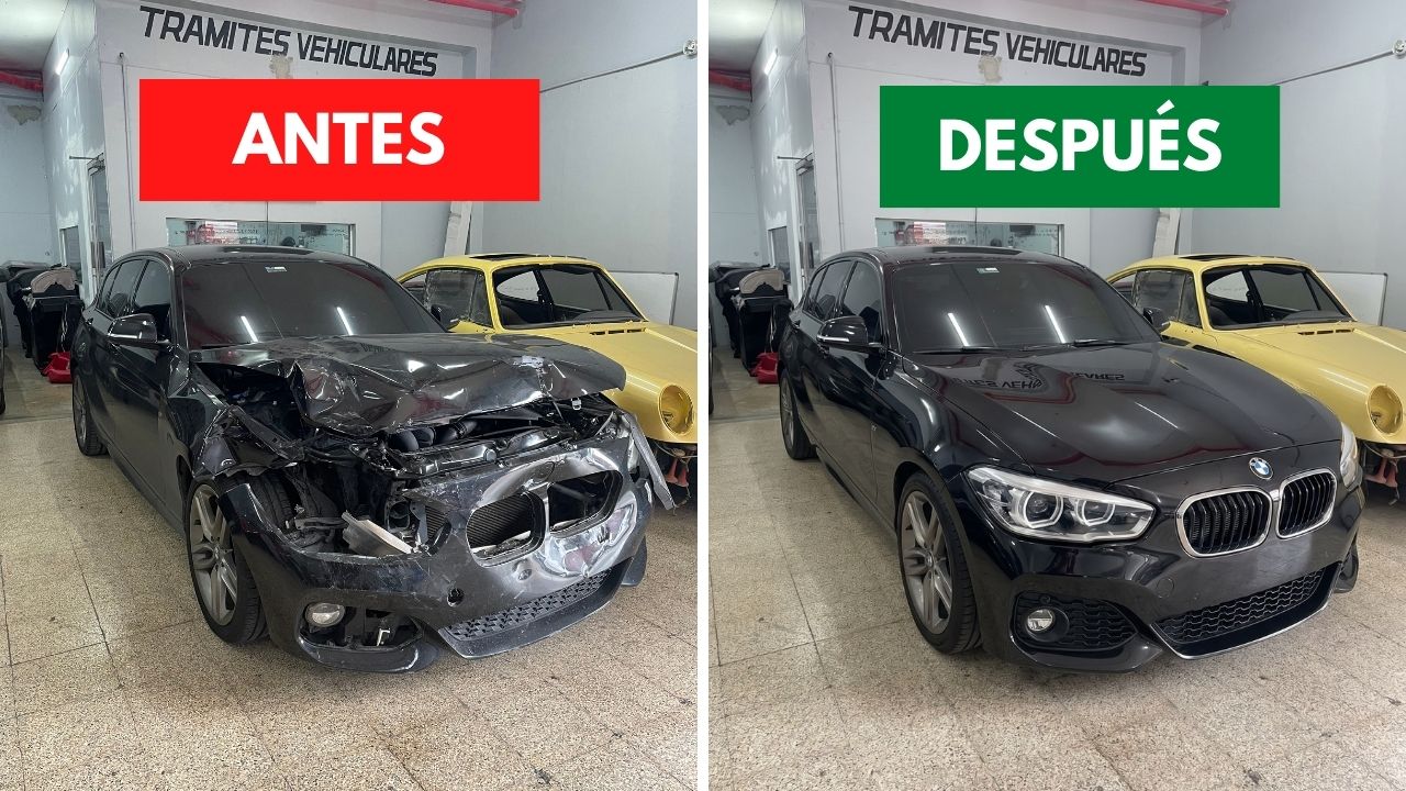 BMW antes y después en Sega Motors
