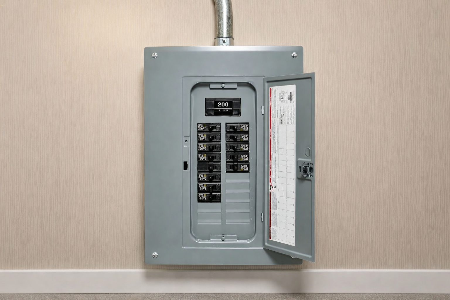square D panel - S.I. Service Group