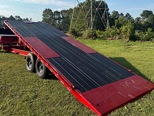 Hydraulic full tilt trailer