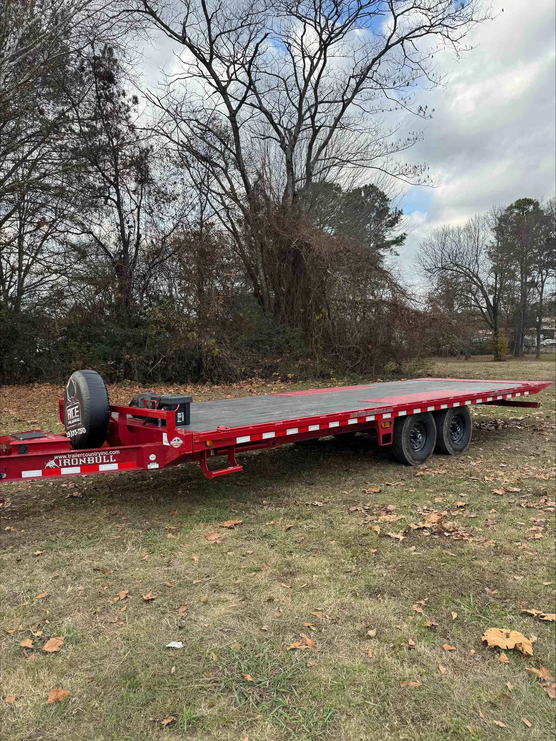 Hydraulic full tilt trailer