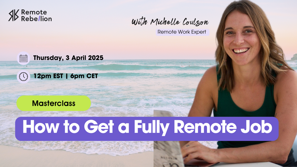 Masterclass Remote Job